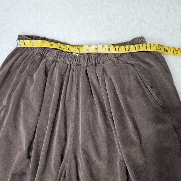 Free People To The Sky Cord Parachute Baggy Pants S Brown Slouchy - Picture 10 of 16